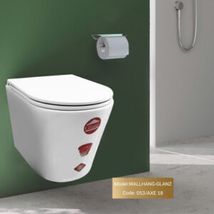 توالت فرنگی مدل WALLHANG GLANZ کد053AXE/18